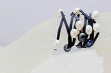 Dark Gray Leather Necklace With Freshwater Pearl 48 Inches