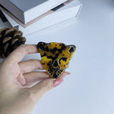 Leopard Head Brooches Acrylic Safety Pins Coat Jackets Decoration