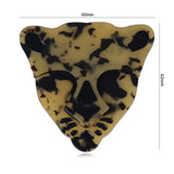 Leopard Head Brooches Acrylic Safety Pins Coat Jackets Decoration