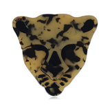 Leopard Head Brooches Acrylic Safety Pins Coat Jackets Decoration