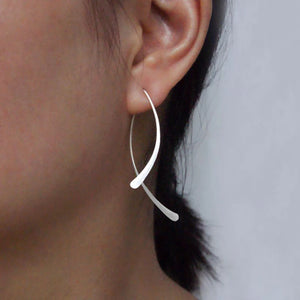Long Bar Earrings Silver Jewelry Vintage Minimalist Brincos Oorbellen