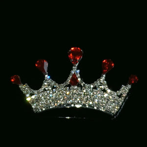 Crown Brooch Jewelry Pageant Blingbling Crystal Lapel Pin Gift