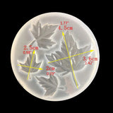 Maple Leaf Pendant Silicone Molds Resin Casting Craft