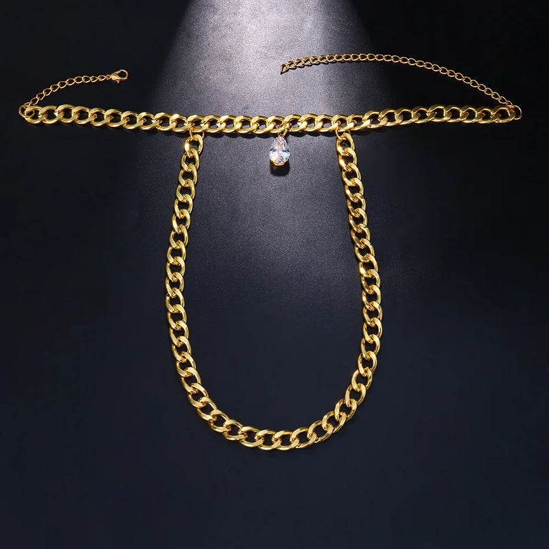 Cuban Chain High Heel Anklet Foot Jewelry