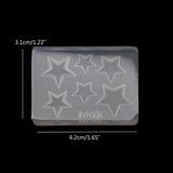 3D Carving Star Nail Art Silicone Mold Small Star Charm Resin Casting Mold