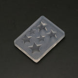 3D Carving Star Nail Art Silicone Mold Small Star Charm Resin Casting Mold