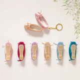 Mini Ballet Shoe Keychain Gift Pointe Shoes Key Ring Pendant