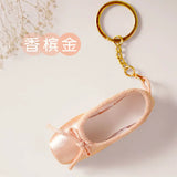 Mini Ballet Shoe Keychain Gift Pointe Shoes Key Ring Pendant