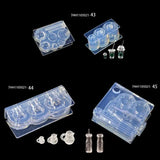 Hollow Milk Bottles Cup Straw Silicone Resin Molds DIY Pendant Keychain