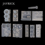 Hollow Milk Bottles Cup Straw Silicone Resin Molds DIY Pendant Keychain