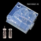 Mini Hollow Milk Bottles Cup Straw Silicone Resin Molds Craft Tools