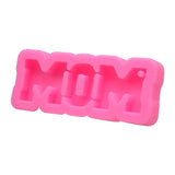 Mom Dad Resin Mold Letter Keychain Pendant Jewelry Making Tools