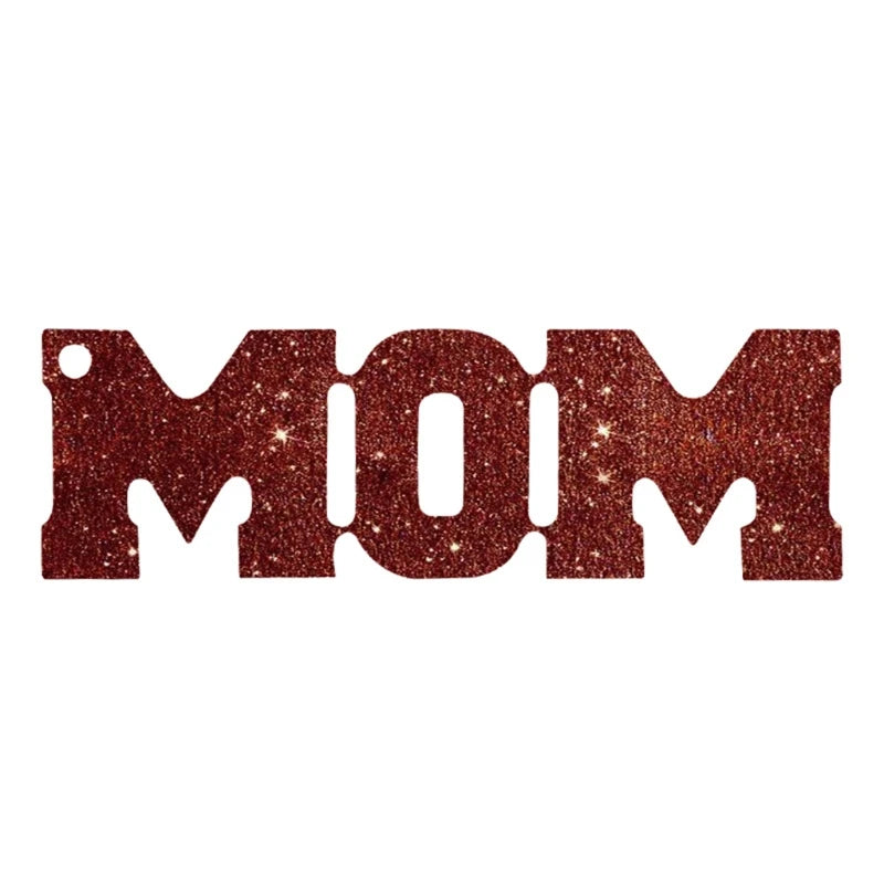Mom Dad Resin Mold Letter Keychain Pendant Jewelry Making Tools