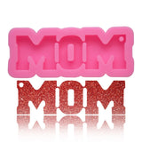 Mom Dad Resin Mold Letter Keychain Pendant Jewelry Making Tools