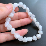 Moonstone Bracelet Natural Tumbled Stone Strand Spiritual Healing Beads