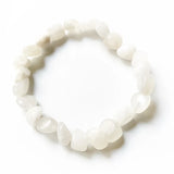 Moonstone Bracelet Natural Tumbled Stone Strand Spiritual Healing Beads