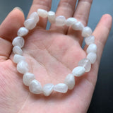 Moonstone Bracelet Natural Tumbled Stone Strand Spiritual Healing Beads