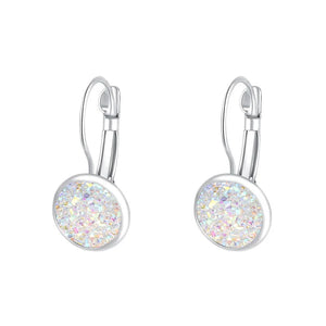 Multicolored Resin Clusters Clip Earrings For Women Girls