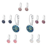 Multicolored Resin Clusters Clip Earrings For Women Girls