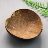 Coconut Shell Bowl Dessert Jewelry Collect Container Heart Food Plate