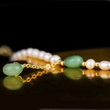 Baroque Pearl Adjustable Stone Bracelet for Women