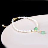 Baroque Pearl Adjustable Stone Bracelet for Women