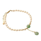 Baroque Pearl Adjustable Stone Bracelet for Women
