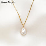 Bohemian Freshwater Pearl Necklace Chocker Collier Femme Women Necklace