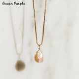 Bohemian Freshwater Pearl Necklace Chocker Collier Femme Women Necklace
