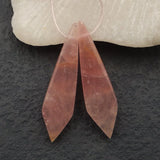 Rose Quartz Woman Earring Beads for Jewelry Accessories