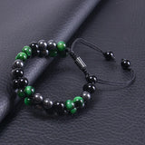 Green Tiger Eye Protection Bracelet for Men Women