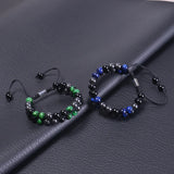 Green Tiger Eye Protection Bracelet for Men Women
