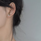 Hetian Jade Ear Clips 14K Filled Niche Earrings Minimalist Women Jewelry