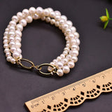 Freshwater Pearl Adjustable Bead Bracelet Women Birthday Gift
