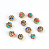 Nepalese Tibetan Brass Spacer Beads for Jewelry Making
