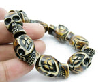 Retro Skull Punk Men's Bracelet Cuff