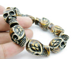Retro Skull Punk Men's Bracelet Cuff