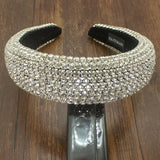 Sparkly Pink Crystal Headbands Full Rhinestone Hairbands for Women Party