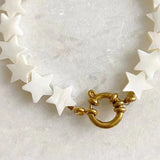 Shell Star Pendant Beaded Bracelet Women Accessories