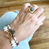 Shell Star Pendant Beaded Bracelet Women Accessories