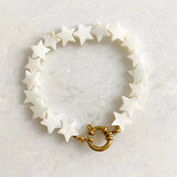 Shell Star Pendant Beaded Bracelet Women Accessories