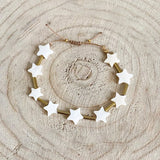 Shell Star Pendant Beaded Bracelet Women Accessories