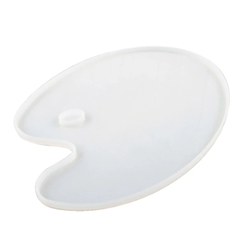 Oval Paint Palette Resin Casting Mold for DIY Art Craft Painting
