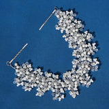 Crystal Pearl Headband for Women Bridal Wedding Hair Party Bride Prom