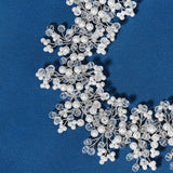 Crystal Pearl Headband for Women Bridal Wedding Hair Party Bride Prom