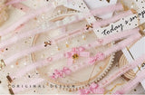 Pink Princess Gothic Necklace Collar Pearl Butterfly Knot Soft Sister Choker