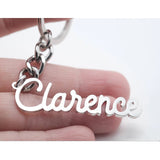 Personalized Name Keychain Stainless Steel Women's Jewelry