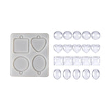 Photo Frame Keychain UV Crystal Epoxy Resin Mold Necklace Pendant Silicone Mould