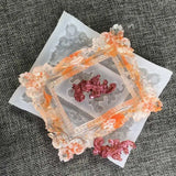 Resin Mold Silicone Picture Frame Fondant Candy Chocolate Mold Art Craft