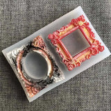 Resin Mold Silicone Picture Frame Fondant Candy Chocolate Mold Art Craft